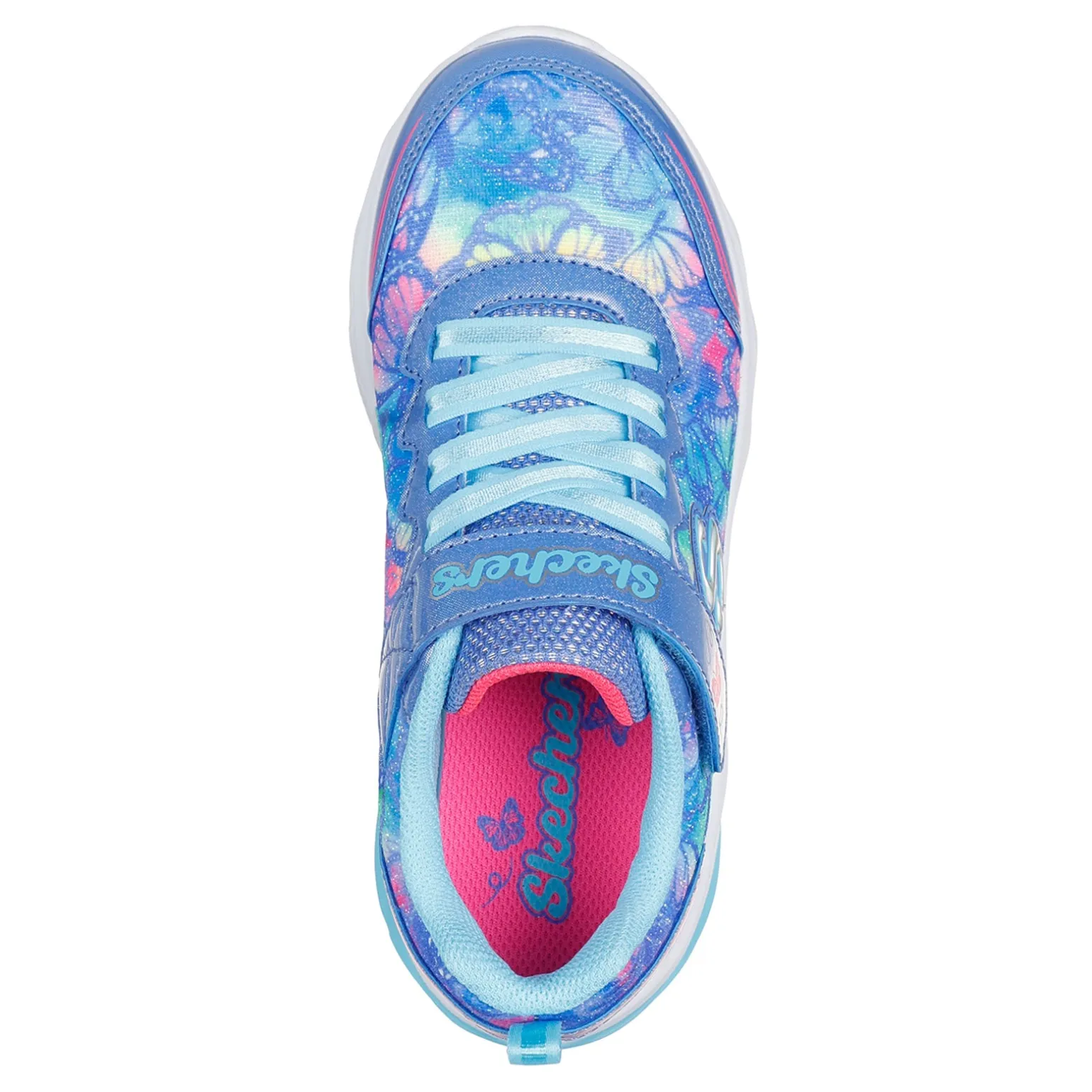 Girl's Skechers, Coastline - Flutter Fly Sneaker - Little Kid & Big Kid