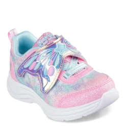 Girl's Skechers, Glimmer Kicks - Magical Wings Sneaker - Toddler