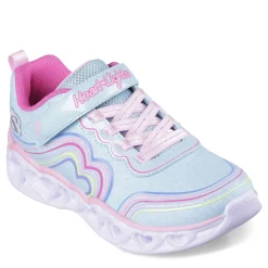 Girl's Skechers, Heart Lights - Retro Hearts Sneaker - Little Kid