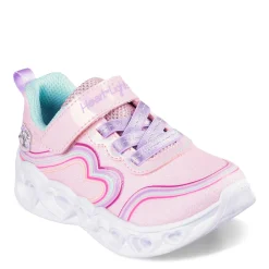 Girl's Skechers, Heart Lights - Retro Hearts Sneaker - Toddler
