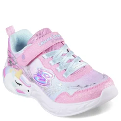 Girl's Skechers, S-Lights: Unicorn Dreams - Wishful Magic Sneaker - Little Kid