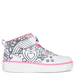 Girl's Skechers, Sport Court 92 - Color Me Kicks Sneaker - Little Kid & Big Kid