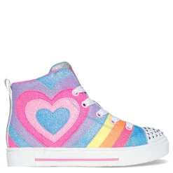 Girl's Skechers, Twinkle Toes: Twinkle Sparks - Heart Pop Sneaker - Little Kid