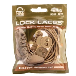 Lock Laces, Tan Boot No Tie Laces