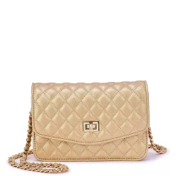 Mellow World Handbags, Amanda Quilted Crossbody Clutch