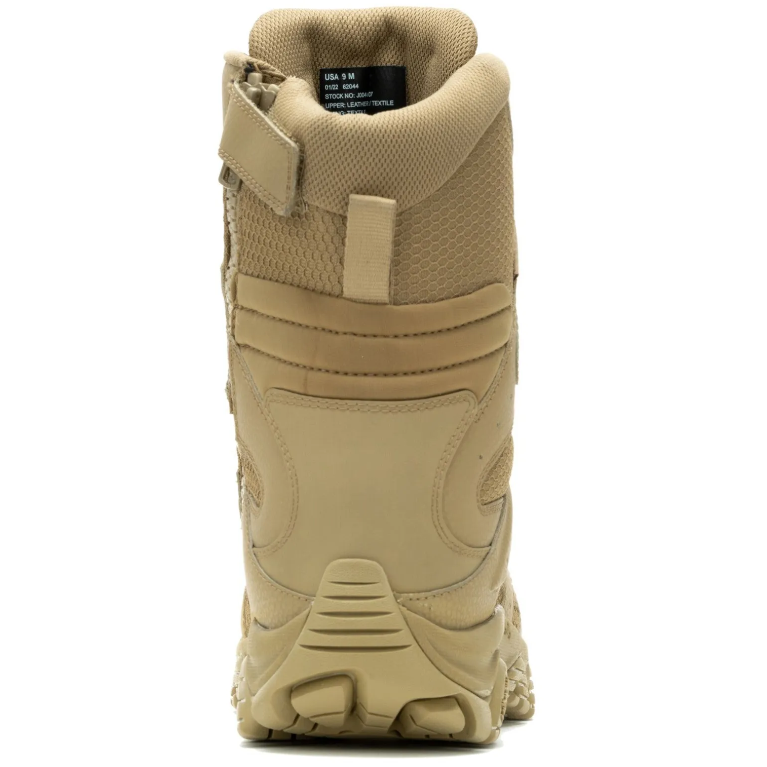 Men's Merrell, Moab 3 WP Tactical Zip 8in Work Boot - Wide Width