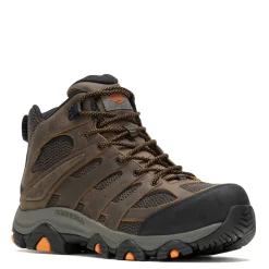 Men's Merrell, Moab Vertex 2 Mid CF Safety Work Boot - Wide Width