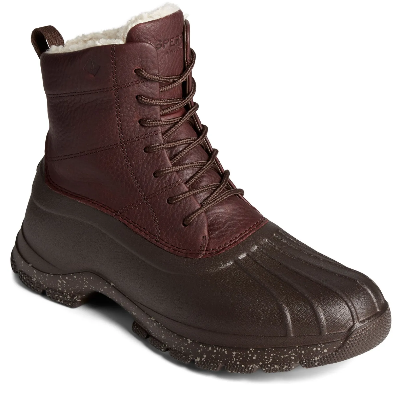 Men's Sperry, Duck Float Cozy Lace Rain Boot