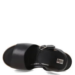 Women's FitFlop, Eloise Cork Wrap Strap Sandal