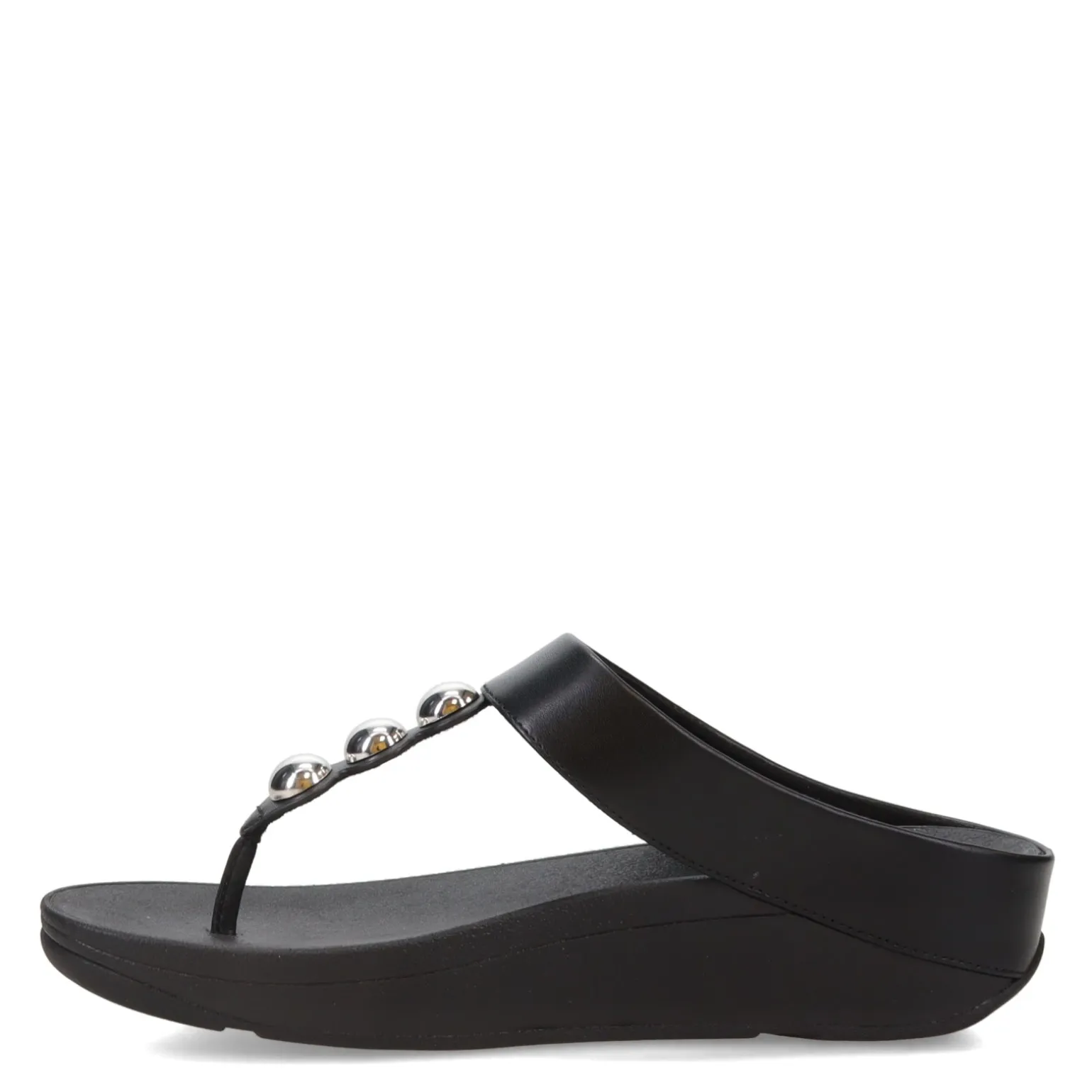 Women's FitFlop, Fino Mirror Dome Toe-Post Sandal