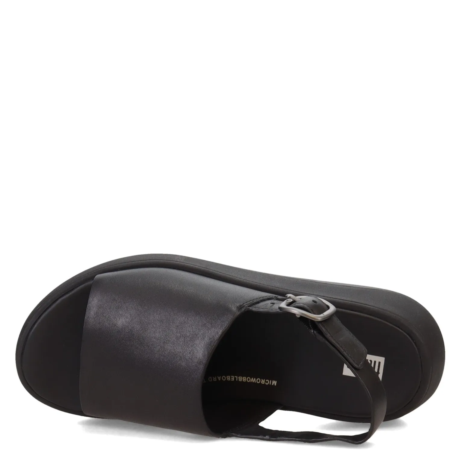 Women's FitFlop, F-Mode Leather Flatform Back-Strap Sandal