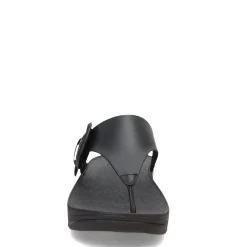 Women's FitFlop, Lulu Covered Buckle Thong Sandal