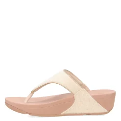 Women's FitFlop, Lulu Shimmerweave Thong Sandal