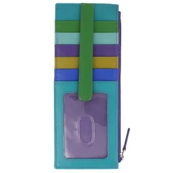 Women's ILI, Leather Credit Card Wallet