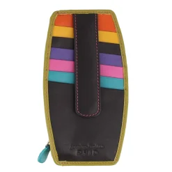 Women's ILI, Leather Credit Card Wallet