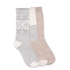 Women's Muk Luks, Boot Socks - 3 Pair