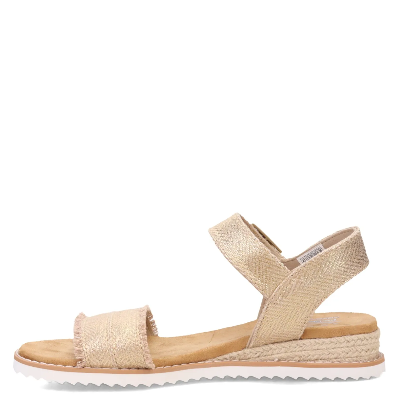 Women's Skechers, BOBS Desert Kiss - Gold Crush Sandal