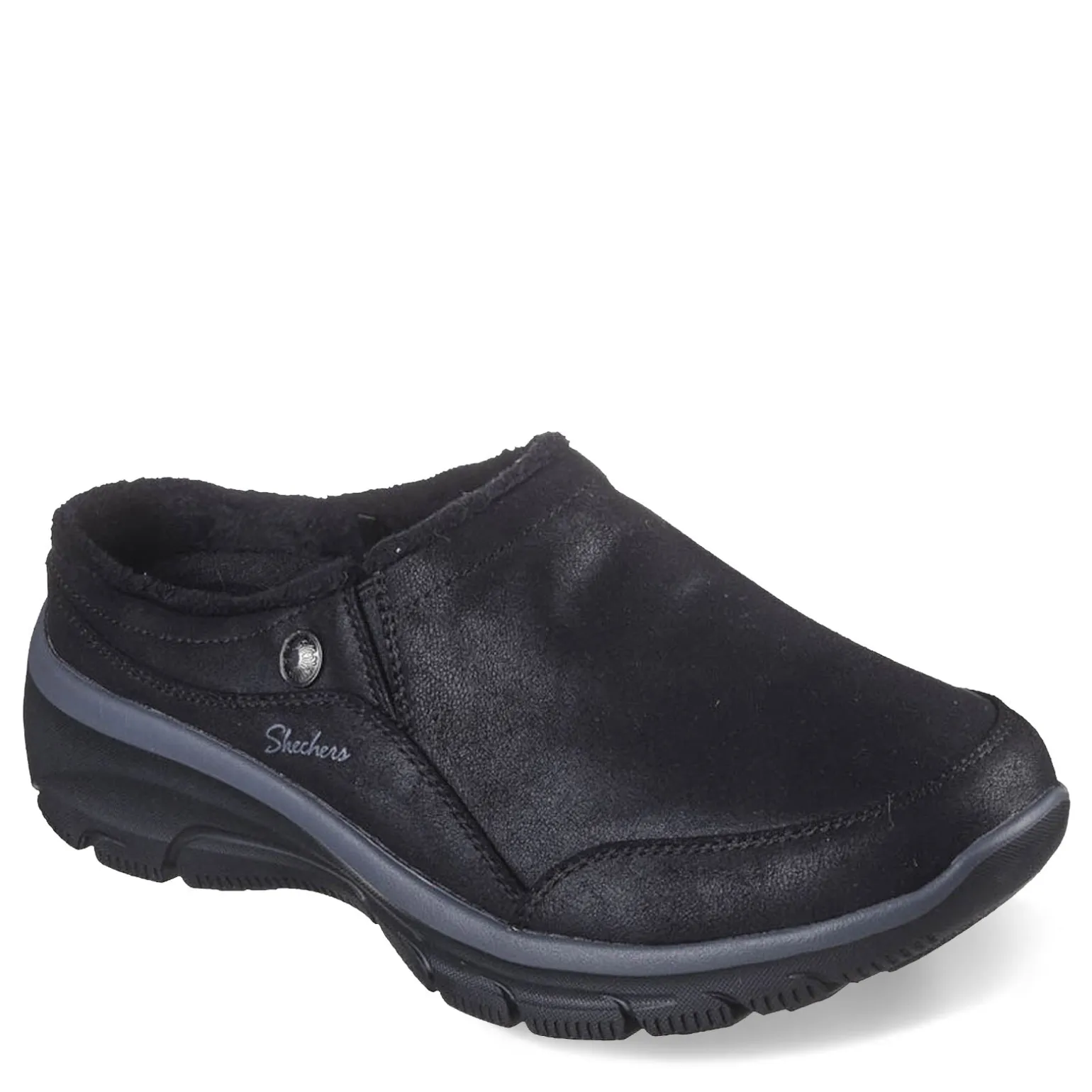 Women's Skechers, Relaxed Fit: Easy Going - Latte 2 Clog - Wide Width