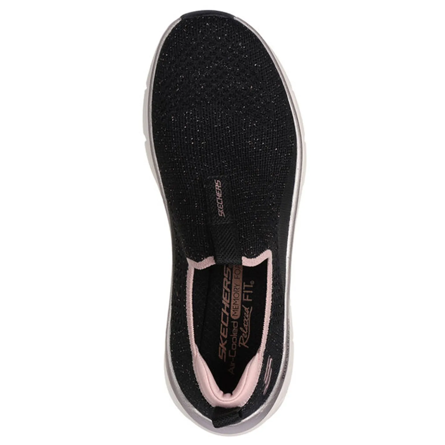 Women's Skechers, Relaxed Fit: D'Lux Walker 2.0 - Sparkle Forever Sneaker