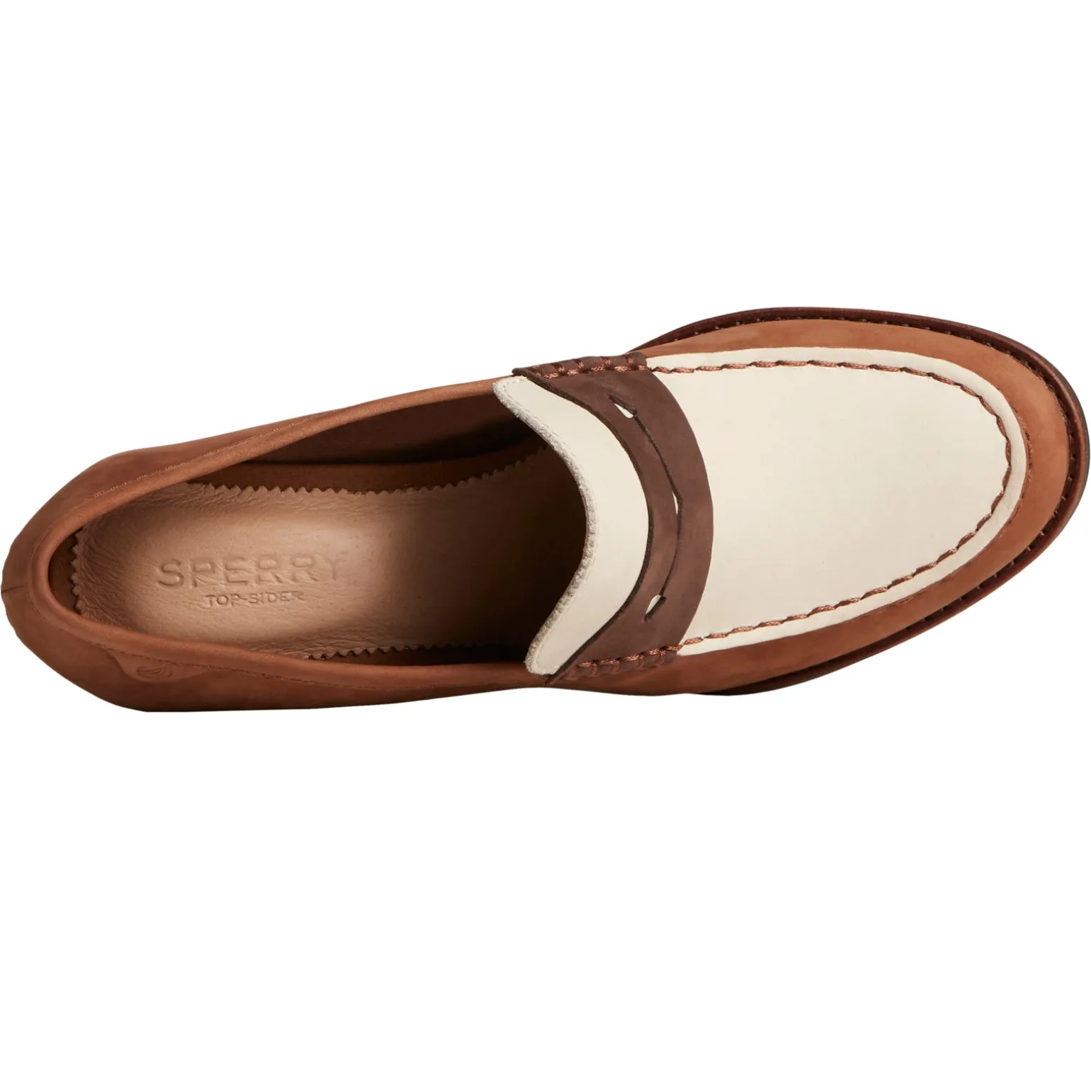 Women's Sperry, Seaport Two-Tone Penny Pump